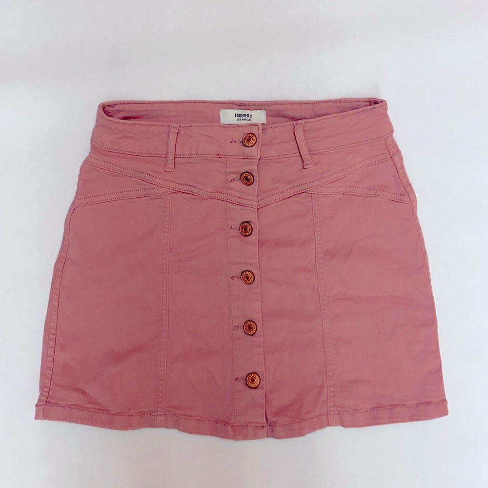 Pink Mini Skirt